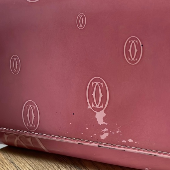 Authentic Cartier Pink Patent Wallet - Picture 14 of 16